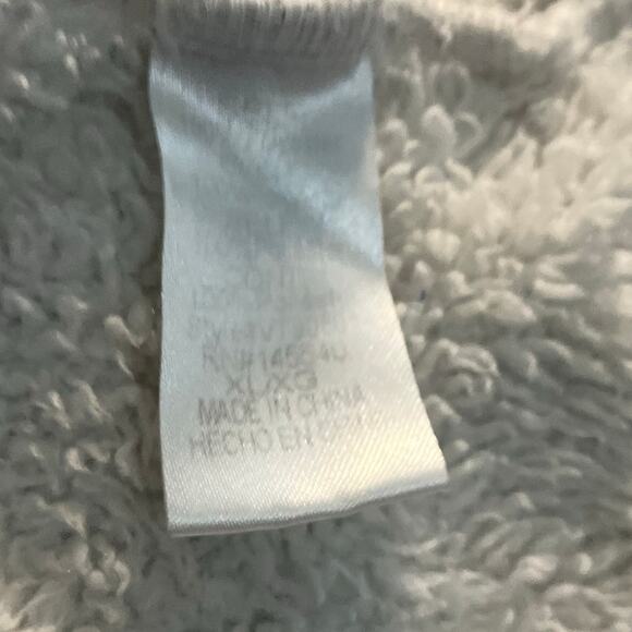 Coco & Main Women's Multicolor Sherpa Fleece 1/4 Zip Pullover Front Pocket SZ XL - Picture 7 of 8